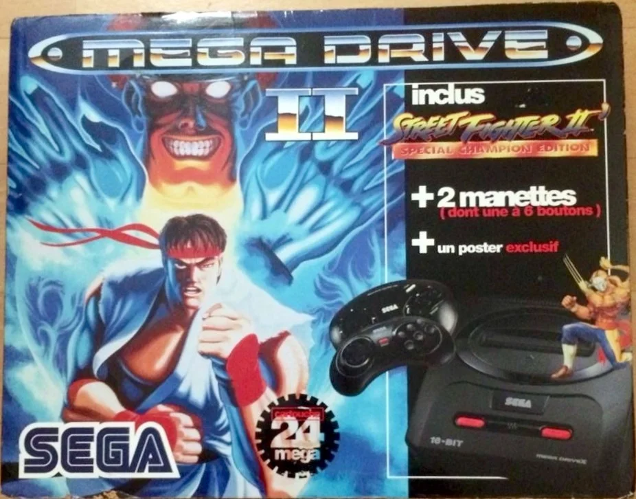  Sega Mega Drive II Street Fighter II Champinon Bundle [FR]