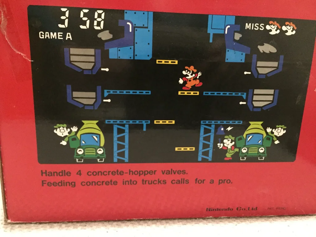 Consolevariations - Nintendo Game & Watch Mario's Cement Factory