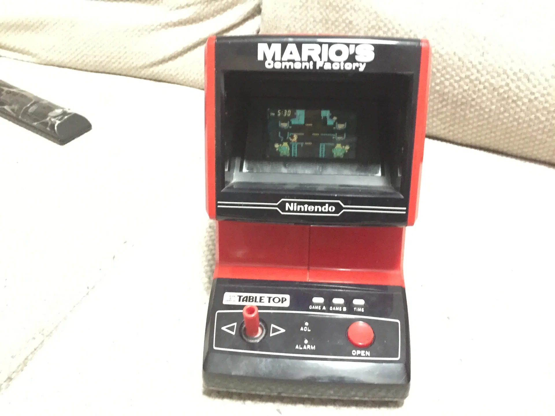 Consolevariations - Nintendo Game & Watch Mario's Cement Factory