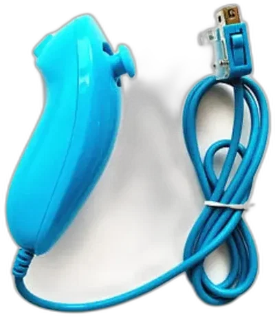 Nintendo Wii Blue Nunchuck [NA]