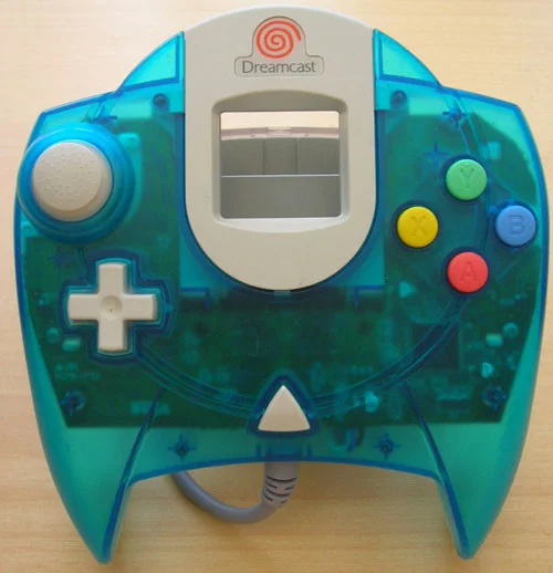  Sega Dreamcast Aqua Blue Controller