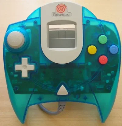 Sega Dreamcast Aqua Blue Controller