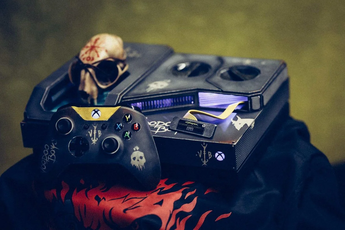  Microsoft Xbox One X Cyberpunk2077 Voodoo Boy Console