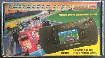  Atari Lynx Model 2 Checkered Flag Bundle