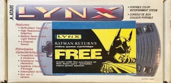  Atari Lynx Model 2 Batman Promotional Bundle