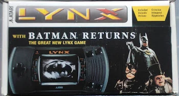 Atari Lynx Model 2 Batman Returns Bundle With Graphic