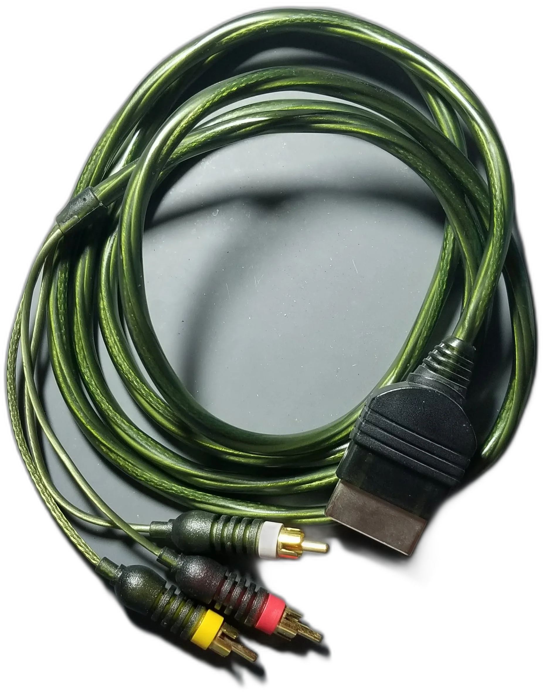  Microsoft Xbox Green Composite Cable