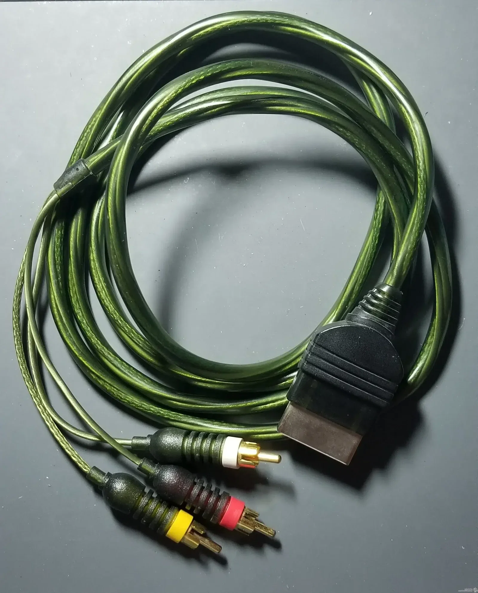 Consolevariations - Microsoft Xbox Green Composite Cable ...