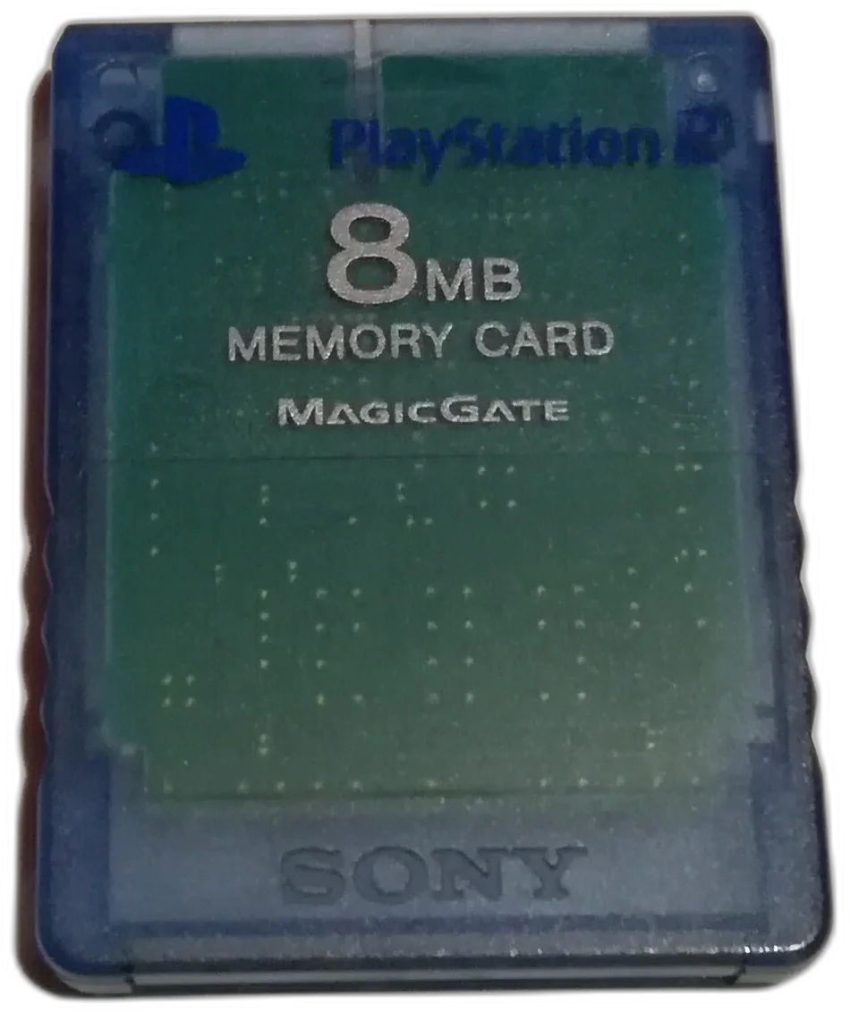  MagicGate PlayStation 2 Clear Memory Card