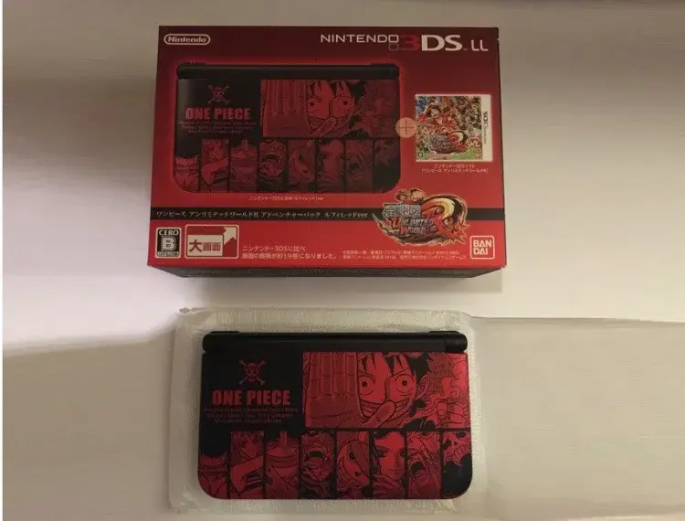 Consolevariations - Nintendo 3DS LL One Piece Red Console