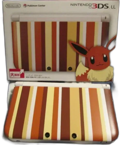 Nintendo 3DS LL Pokemon Center Eevee Console - Consolevariations Nintendo 3DS LL Pokemon Center Eevee Console - Consolevariations