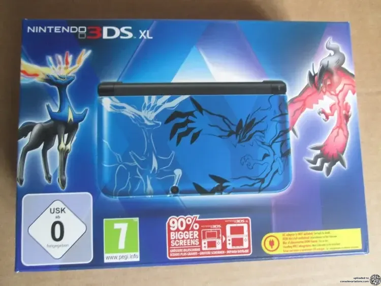 Consolevariations - Nintendo 3DS XL Pokemon X/Y Blue Console [EU