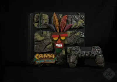 Sony PlayStation 4 Slim Crash Bandicoot N-sane Trilogy Console