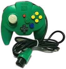 Hori Nintendo 64 Green Controller