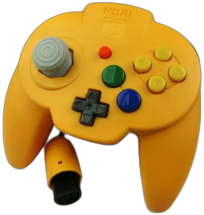  Hori Nintendo 64 Yellow Controller
