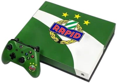 Microsoft Xbox One X SK Rapid Wien Console