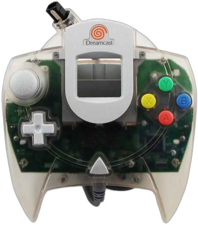  Sega Dreamcast Clear Controller