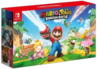 Nintendo Switch Mario + Rabbids Kingdom Battle Bundle