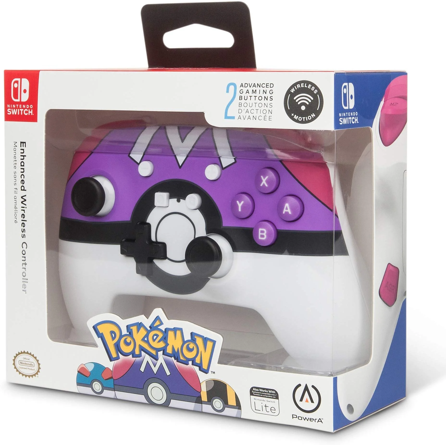 Power A Switch Pokemon Master Ball Enhanced Wired Controller