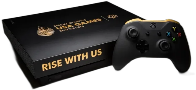  Microsoft Xbox One X Special Olympics Console
