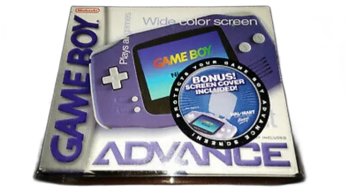  Nintendo Game Boy Advance Indigo Screen Protector Wal-Mart Bundle