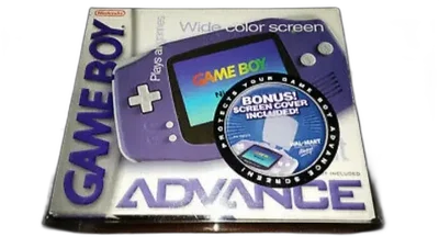 Nintendo Game Boy Advance Indigo Screen Protector Wal-Mart Bundle