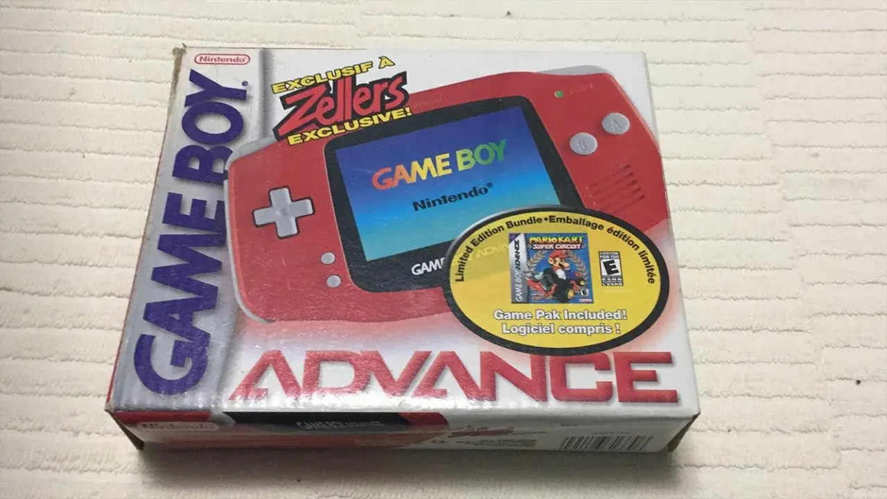 Consolevariations - Nintendo Game Boy Advance Zeller Red Console