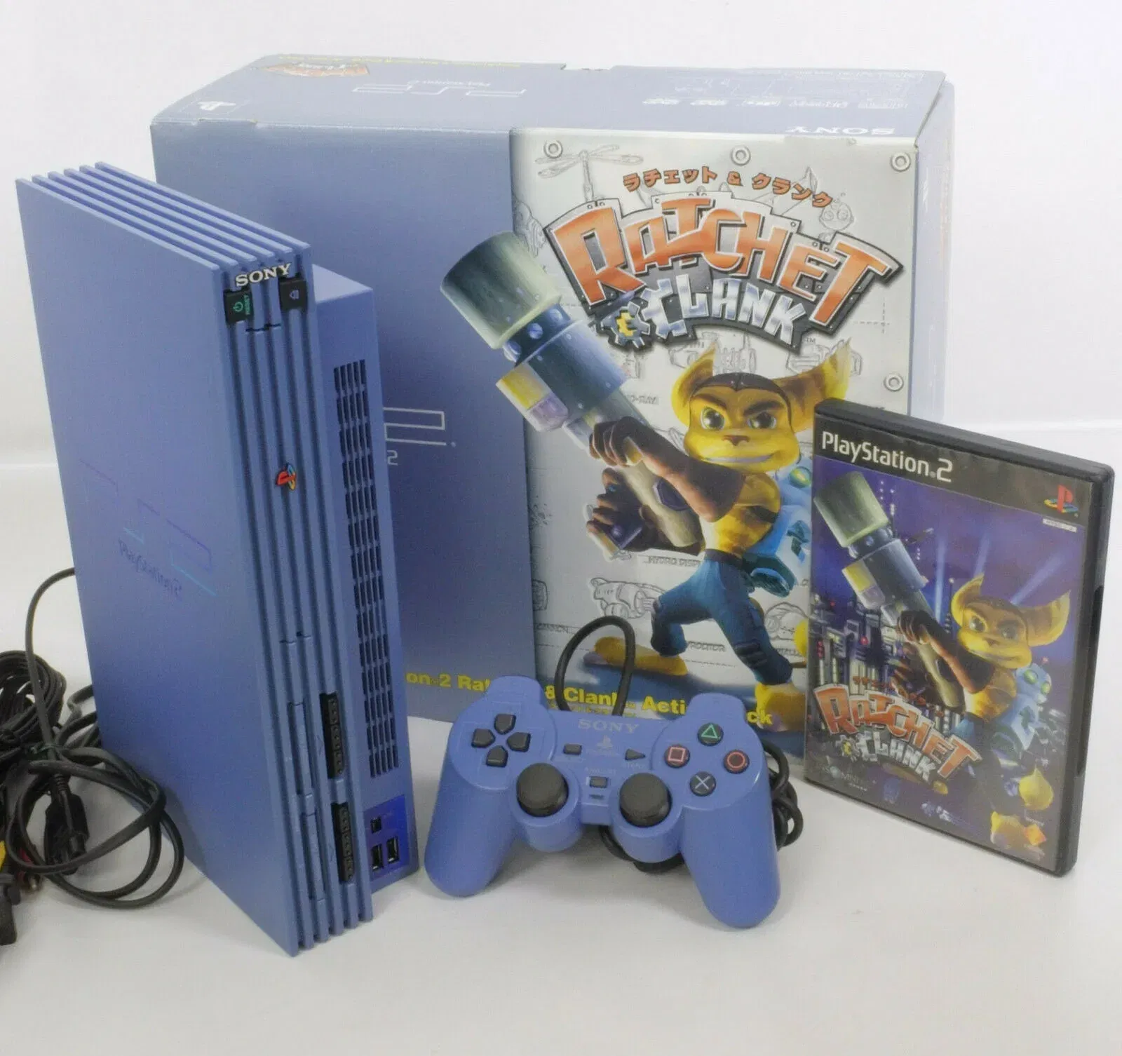 Sony Playstation 2 Ocean Blue LIMITED EDITION – RetroPixl