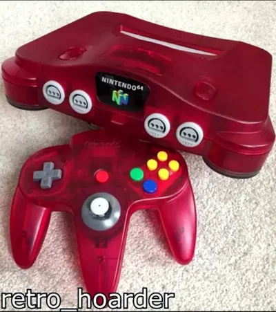 Nintendo 64 Deep Red Prototype Console