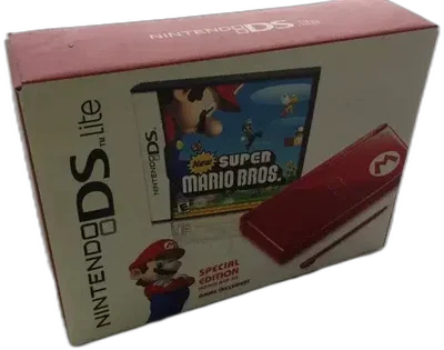 Nintendo DS Lite Mario Red Console