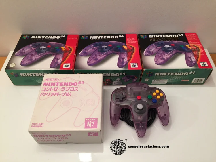  Nintendo 64 Clear Purple Controller [JP]