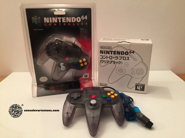  Nintendo 64 Smoke Black Controller [JP]