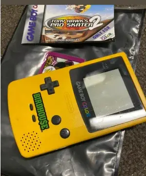Nintendo Game Boy  Yellow Birdhouse Console