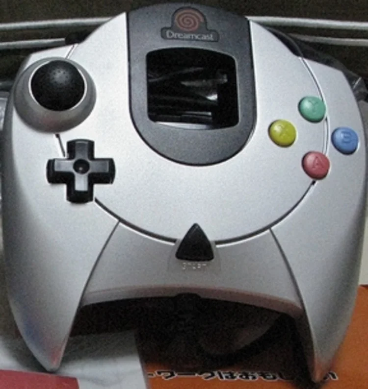  Sega Dreamcast Metallic Silver Controller