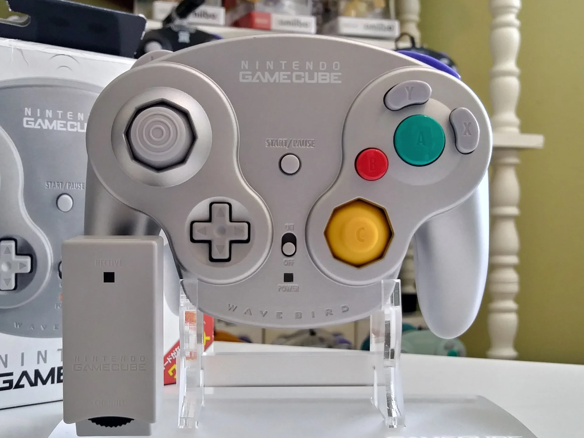  Nintendo GameCube Platinum Wavebird Controller [JP]