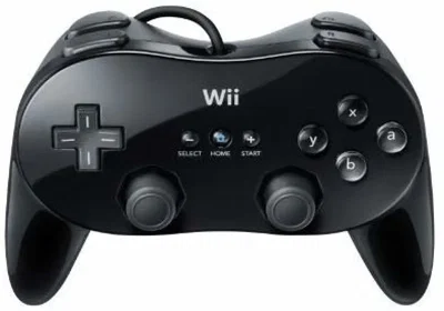 Nintendo Wii Classic Pro Black Controller [AUS]