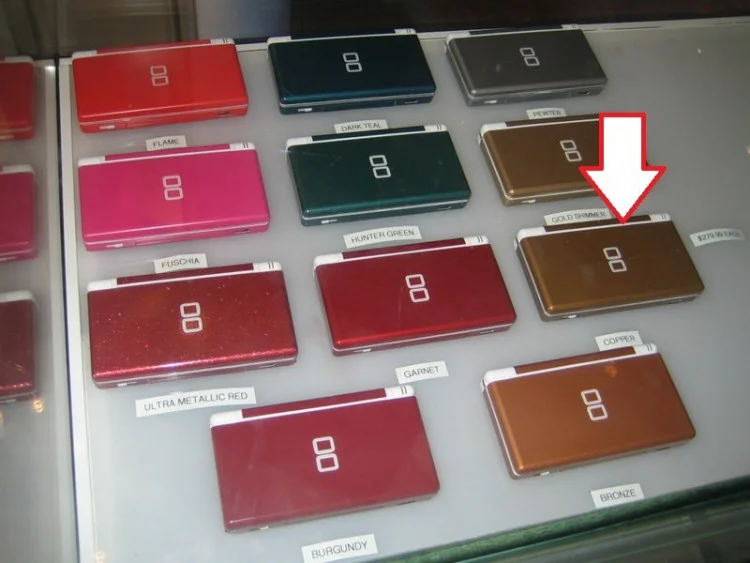  Nintendo DS Lite World Store Copper Console