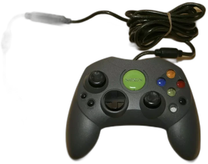  Microsoft Xbox Green Jewel Grey Controller S