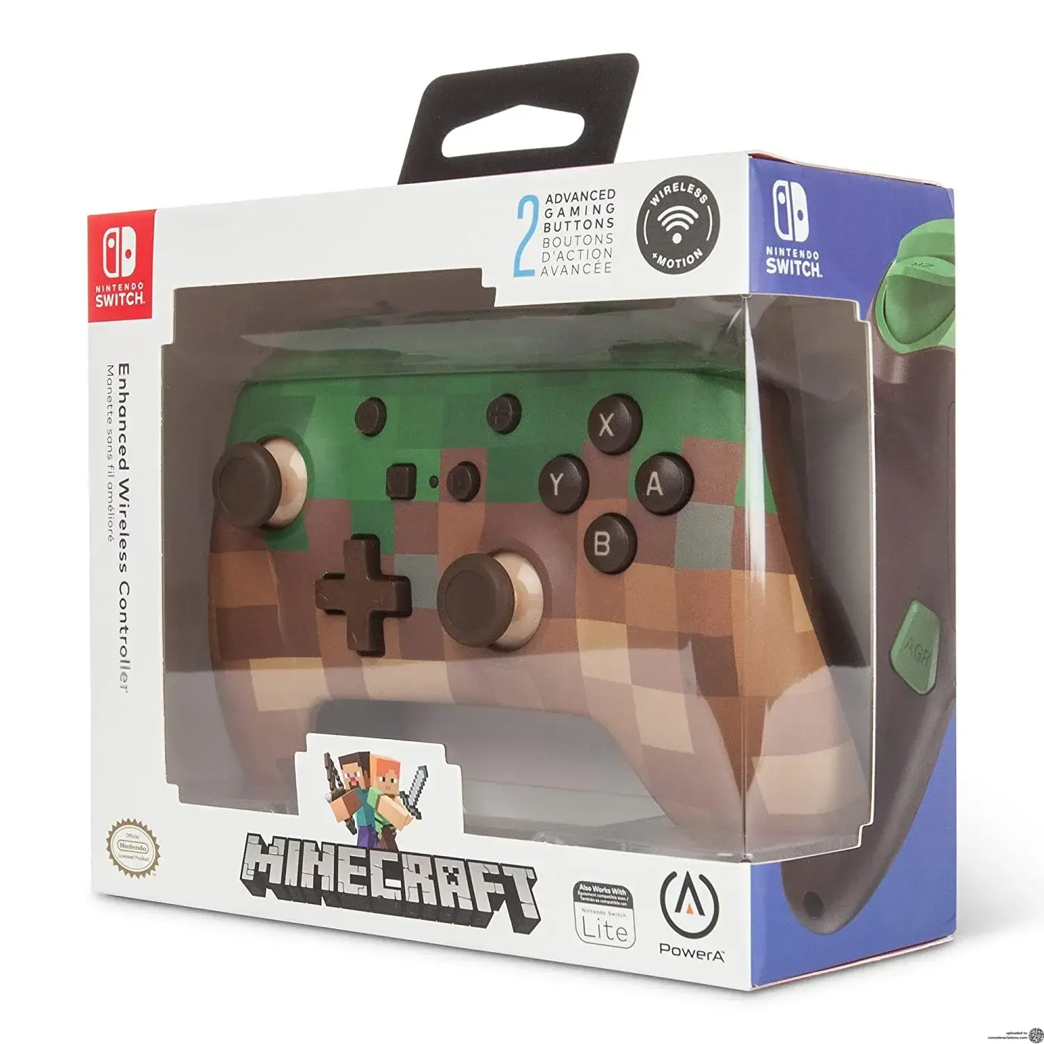Consolevariations - Power A Switch Minecraft Controller | Consolevariations