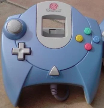  Sega Dreamcast Direct Pearl Blue Controller