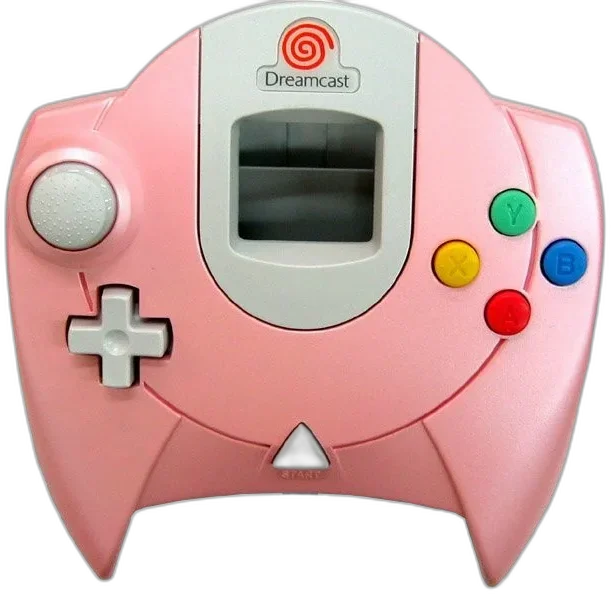  Sega Dreamcast Direct Pearl Pink Controller