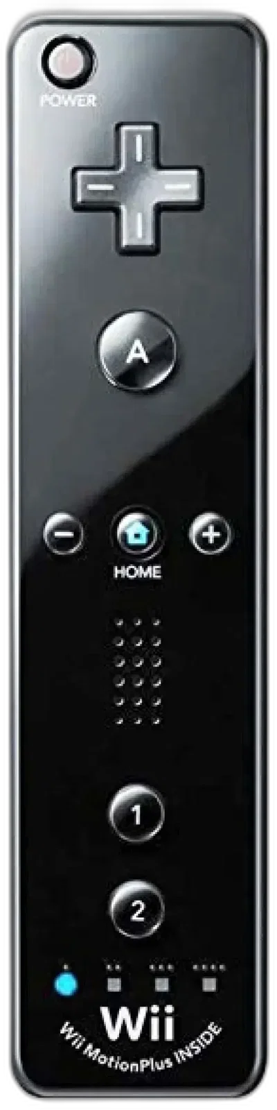 Nintendo Wii-Motion Plus Black Wiimote  [JP]