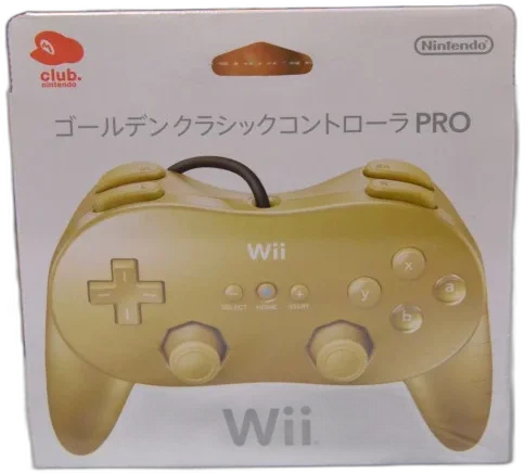  Nintendo Wii Gold Classic Pro Controller [JP]