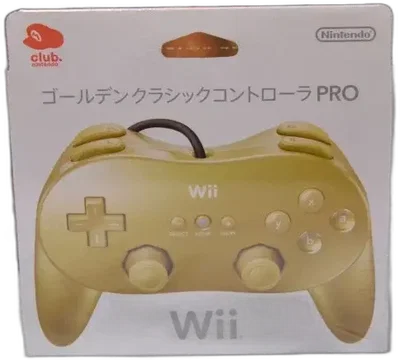 Nintendo Wii Gold Classic Pro Controller [JP]