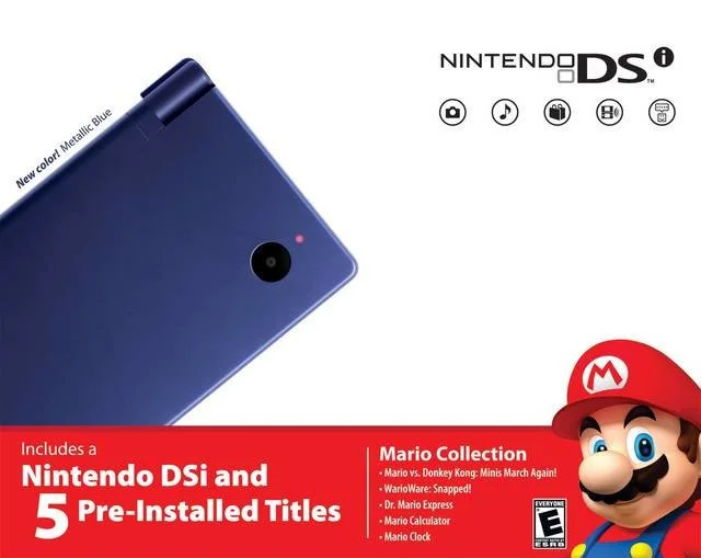 Dsi - Console Box & Inserts Only Metallic Blue Nintendo Dsi No Console –  vandalsgaming