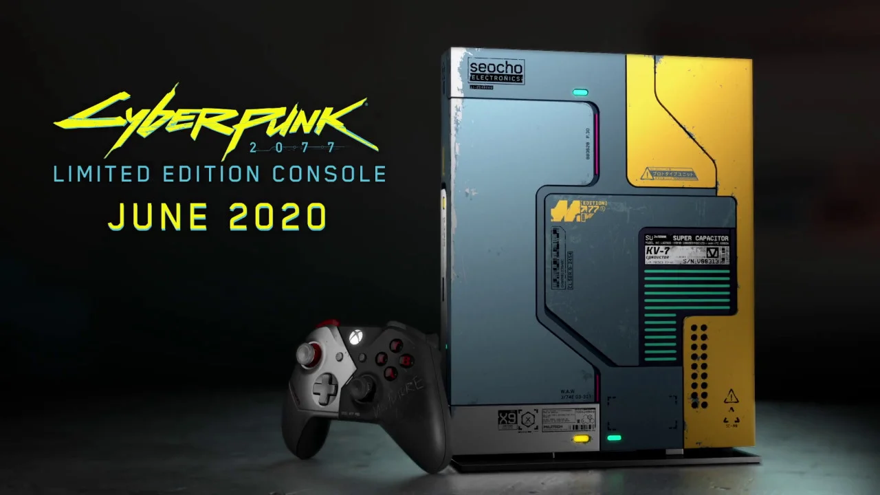  Microsoft Xbox One X Cyberpunk 2077 Console