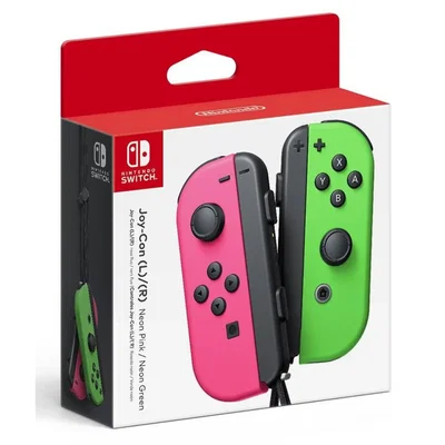 Nintendo Switch Neon Pink/Neon Green Joy-Cons [JP]