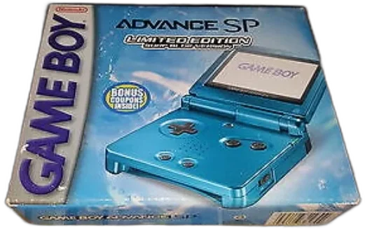  Nintendo Game Boy Advance SP  Surf Blue Console [NA]