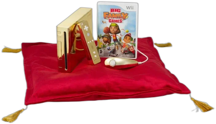  Nintendo Wii 24k Gold Royal Wii Console