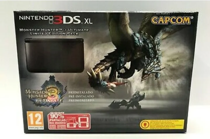  Nintendo 3DS XL Monster Hunter 3 Ultimate Limited Edition Pack